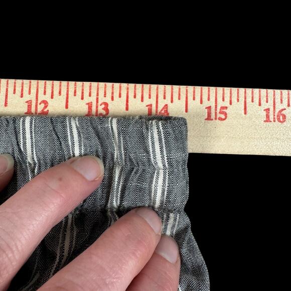 Marine Layer Women’s Allison Pant | Black/White Stripe | Sz Small | Tencel - Picture 6 of 9
